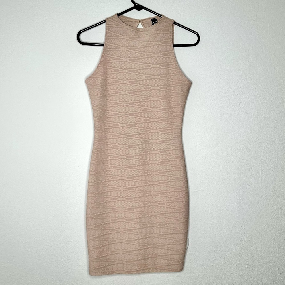Windsor bodycon nude dress